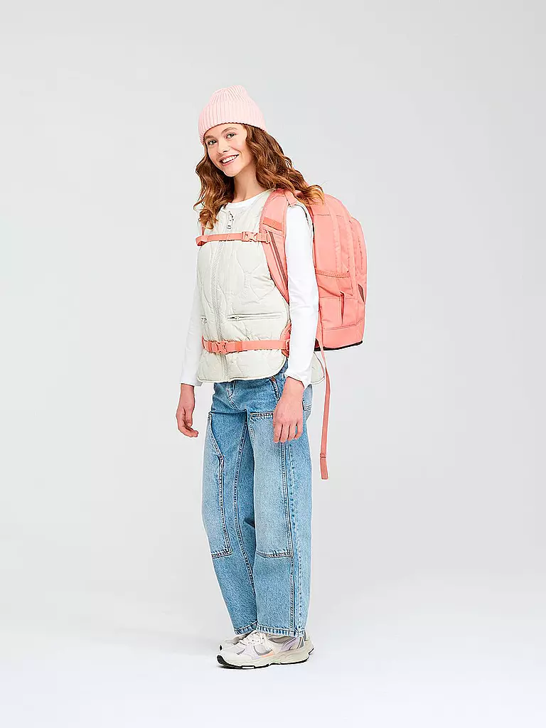 SATCH | Sac à dos scolaire Satch Pack Nordic Coral | Corail