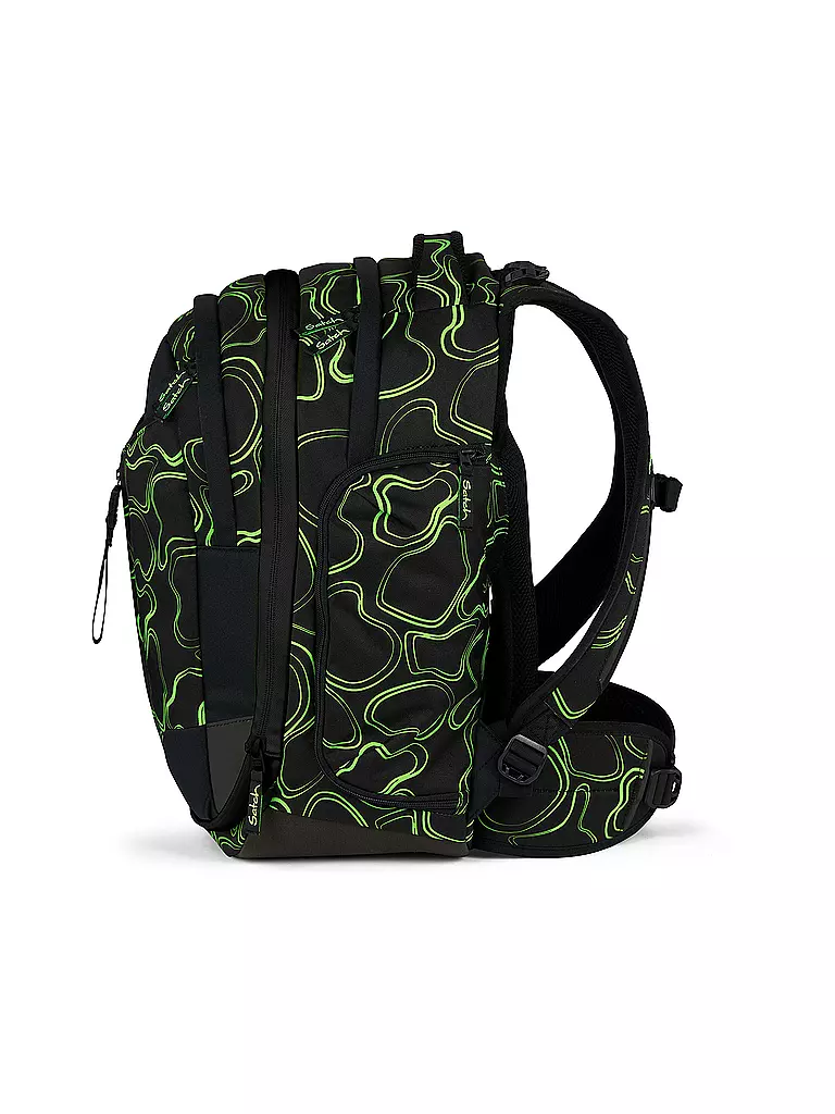 SATCH | Schulrucksack Match Green Supreme | Noir
