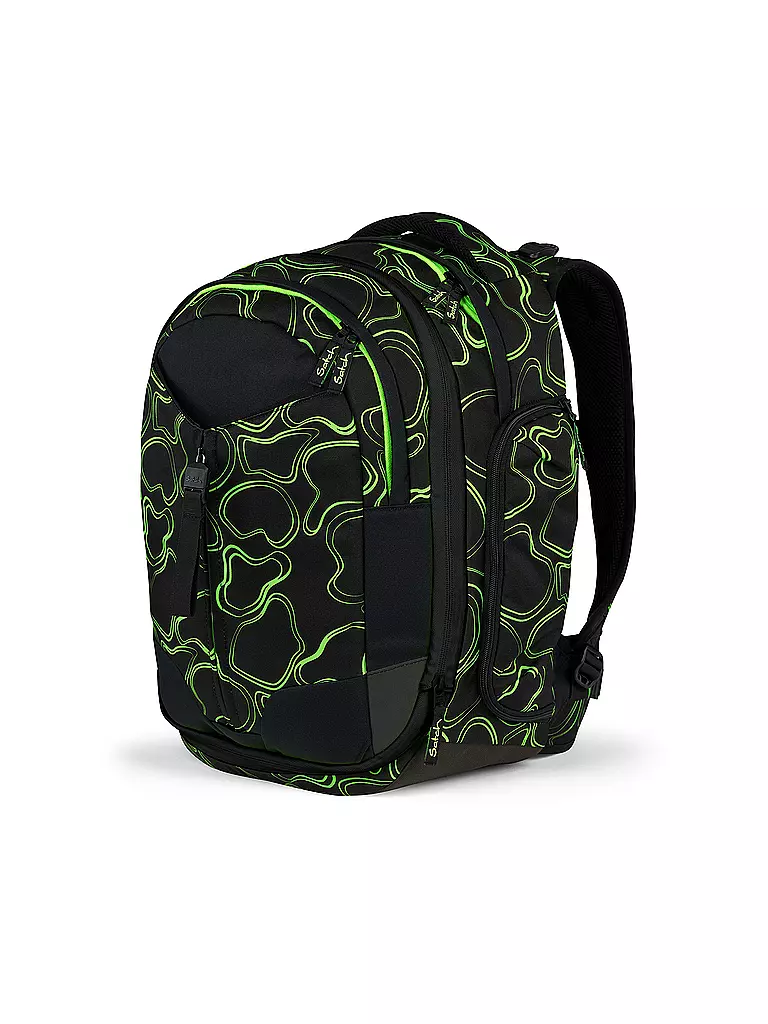 SATCH | Schulrucksack Match Green Supreme | Noir