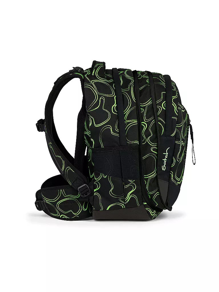 SATCH | Schulrucksack Match Green Supreme | Noir