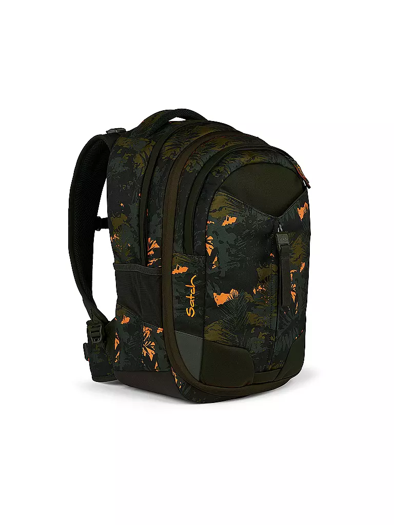 SATCH | Schulrucksack Match Jurassic Jungle | Vert foncé
