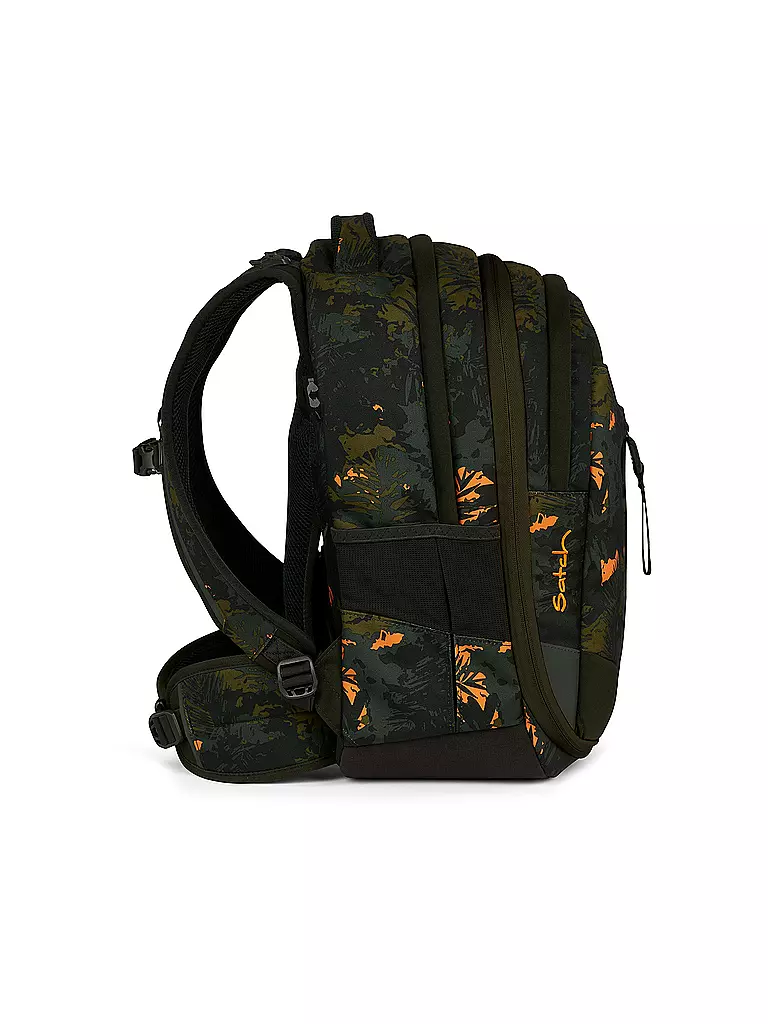 SATCH | Schulrucksack Match Jurassic Jungle | Vert foncé