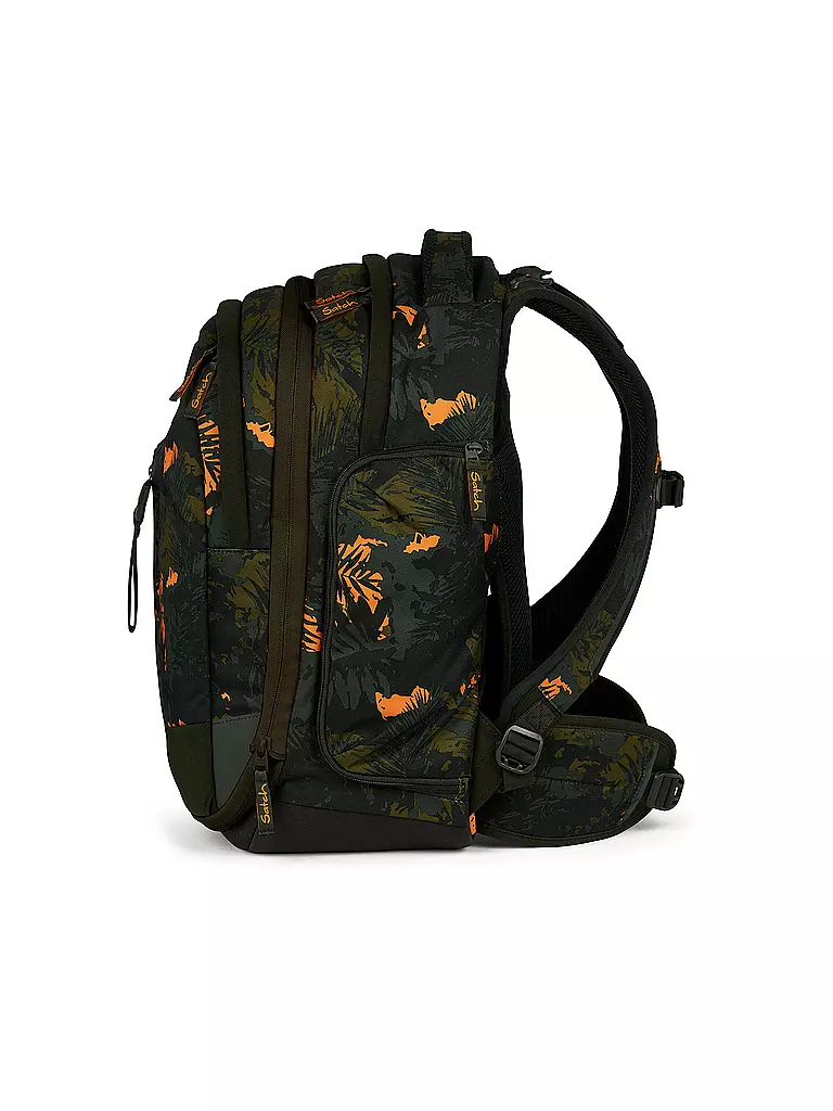 SATCH | Schulrucksack Match Jurassic Jungle | Vert foncé