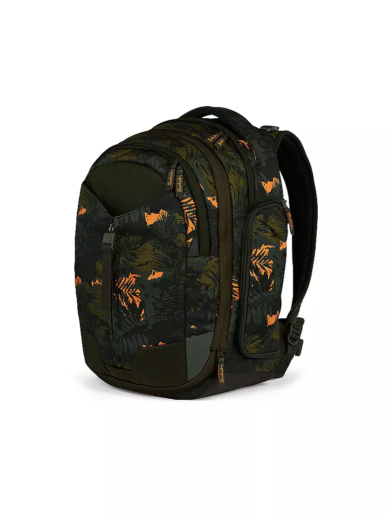 SATCH | Schulrucksack Match Jurassic Jungle | Vert foncé