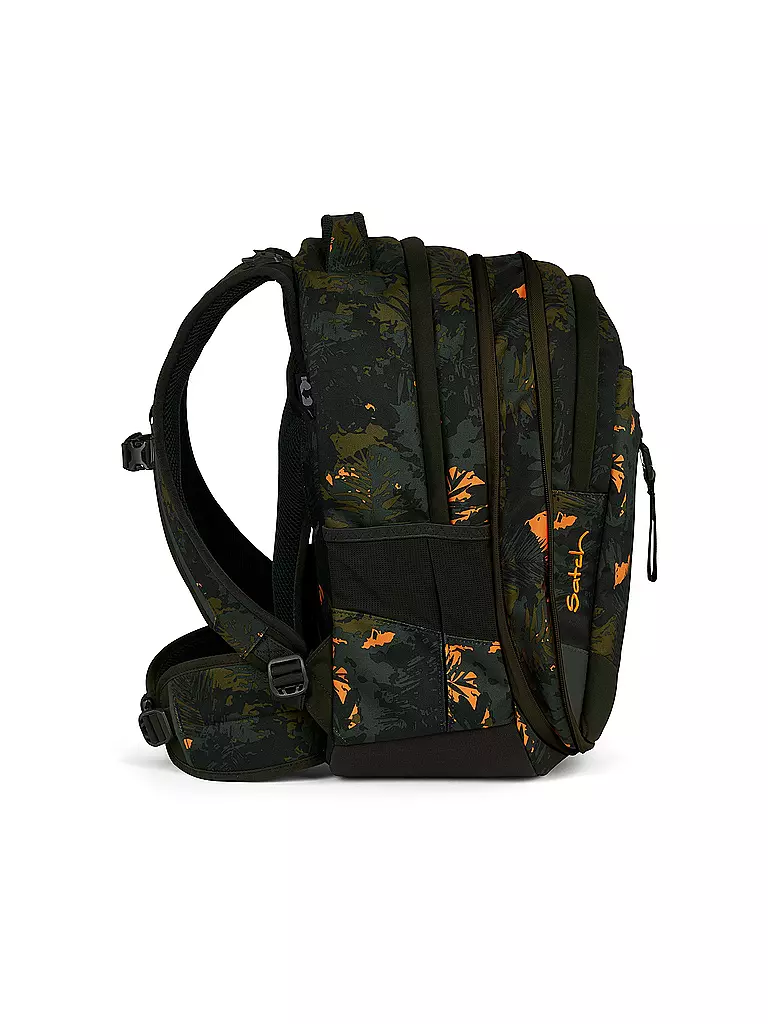 SATCH | Schulrucksack Match Jurassic Jungle | Vert foncé