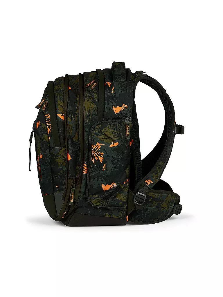 SATCH | Schulrucksack Match Jurassic Jungle | Vert foncé