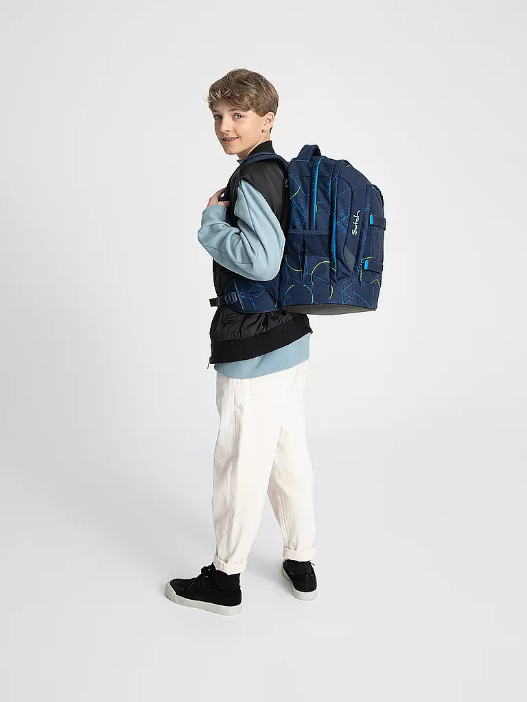 SATCH | Schulrucksack Pack - Blue Tech | Bleu foncé