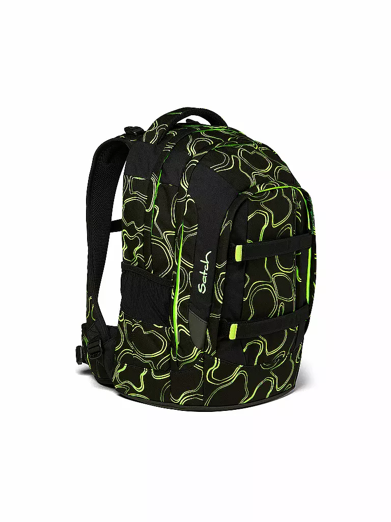 SATCH | Schulrucksack Pack - Green Supreme | Noir