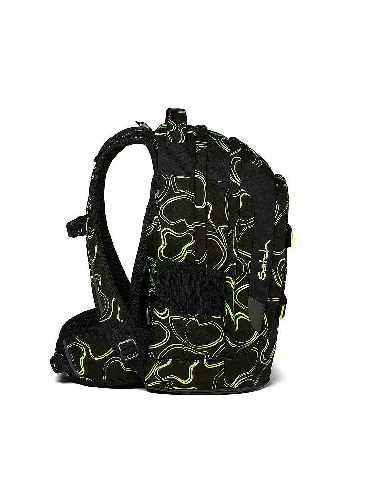 SATCH | Schulrucksack Pack - Green Supreme | Noir