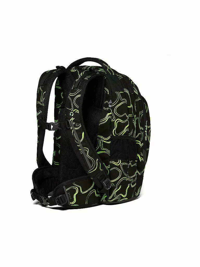 SATCH | Schulrucksack Pack - Green Supreme | Noir