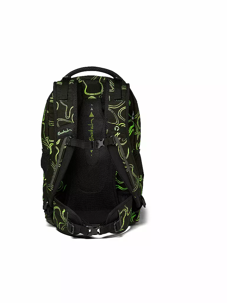 SATCH | Schulrucksack Pack - Green Supreme | Noir