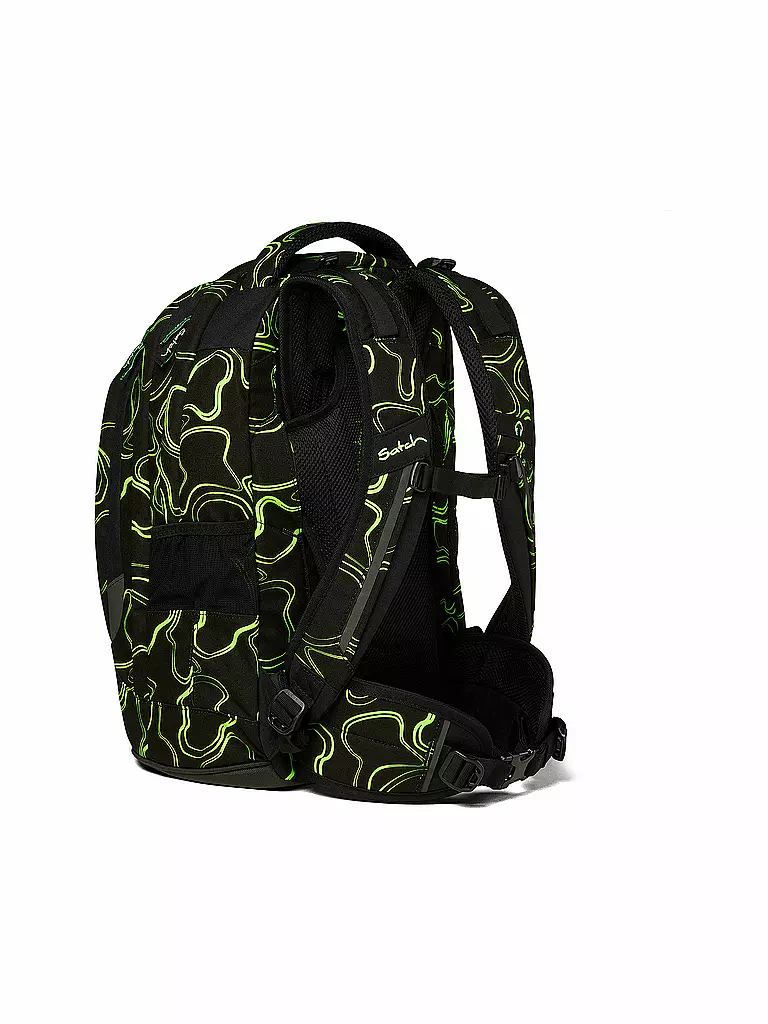 SATCH | Schulrucksack Pack - Green Supreme | Noir
