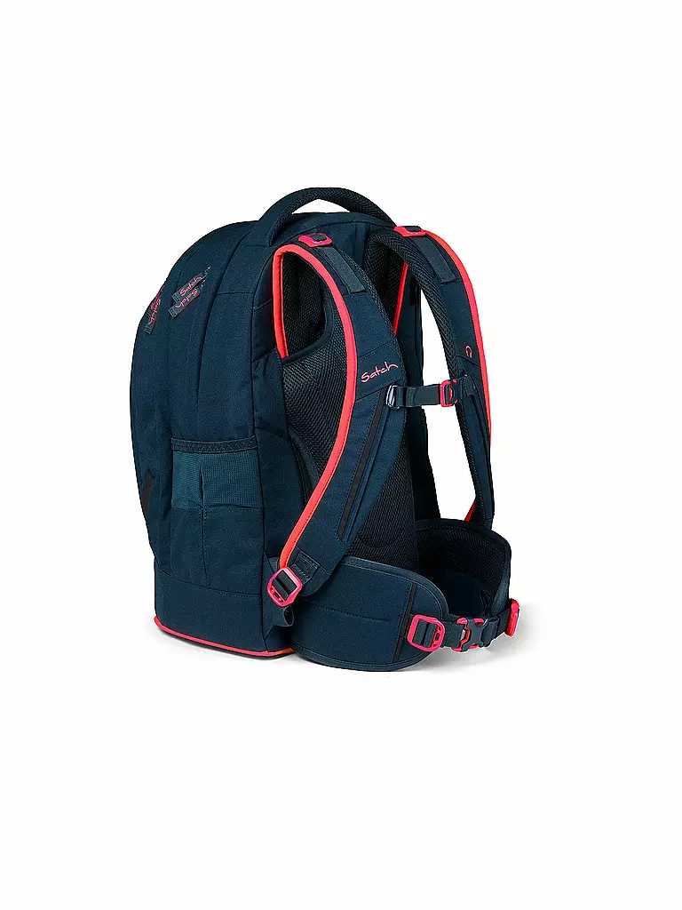 SATCH | Schulrucksack Pack - Pink Phantom | Bleu foncé