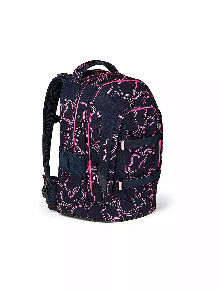 SATCH | Schulrucksack Pack - Pink Supreme | Bleu foncé