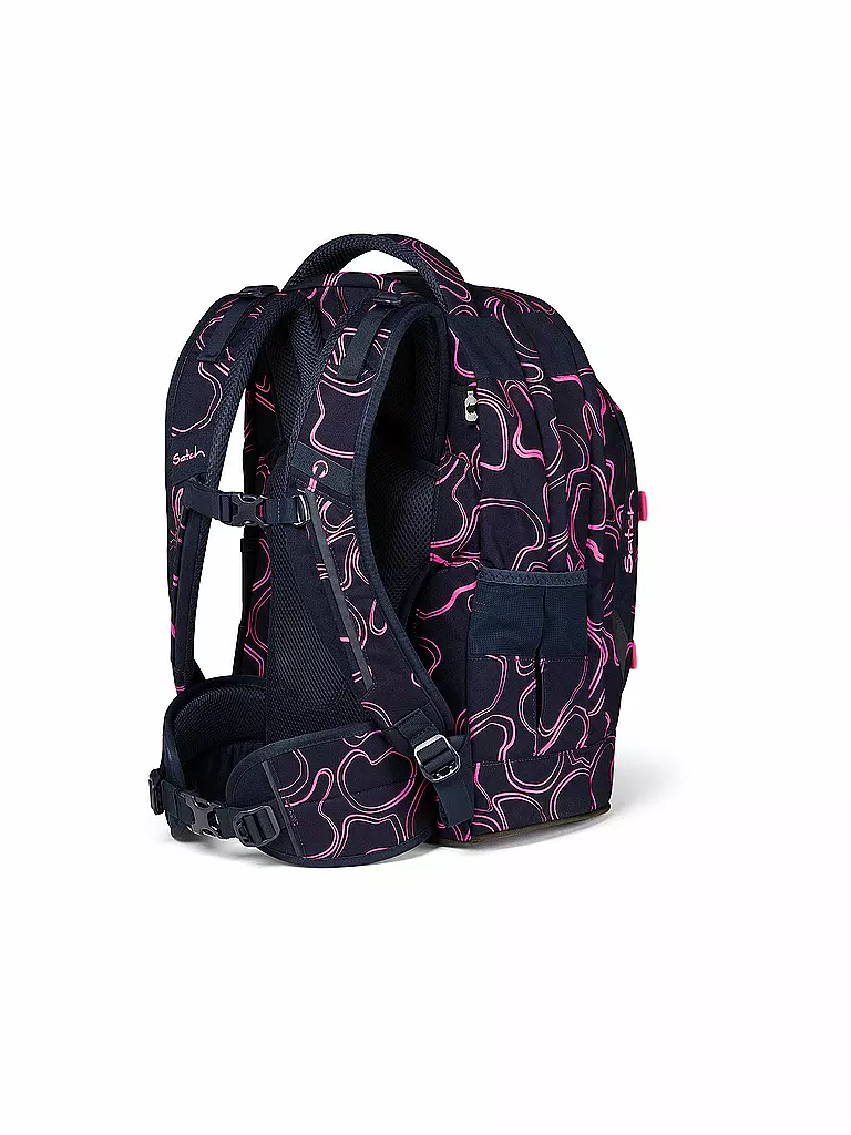 SATCH | Schulrucksack Pack - Pink Supreme | Bleu foncé