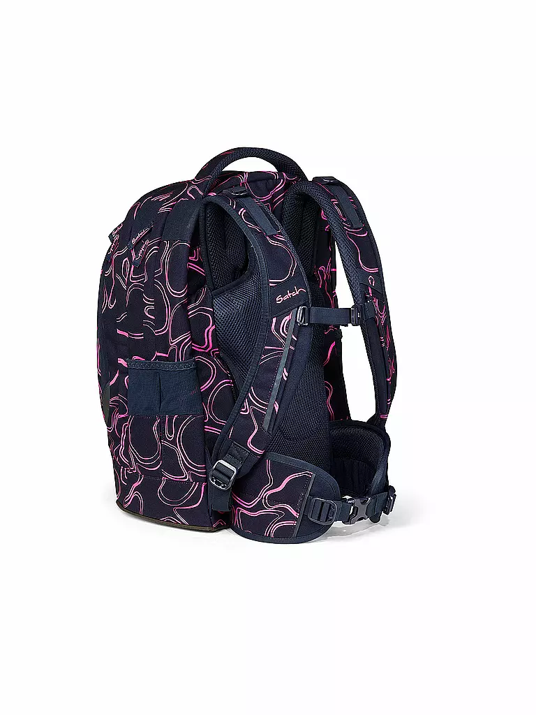 SATCH | Schulrucksack Pack - Pink Supreme | Bleu foncé