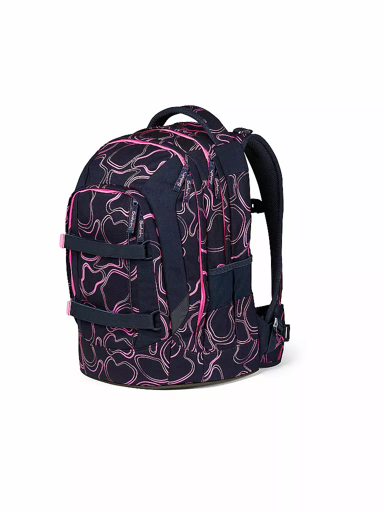 SATCH | Schulrucksack Pack - Pink Supreme | Bleu foncé