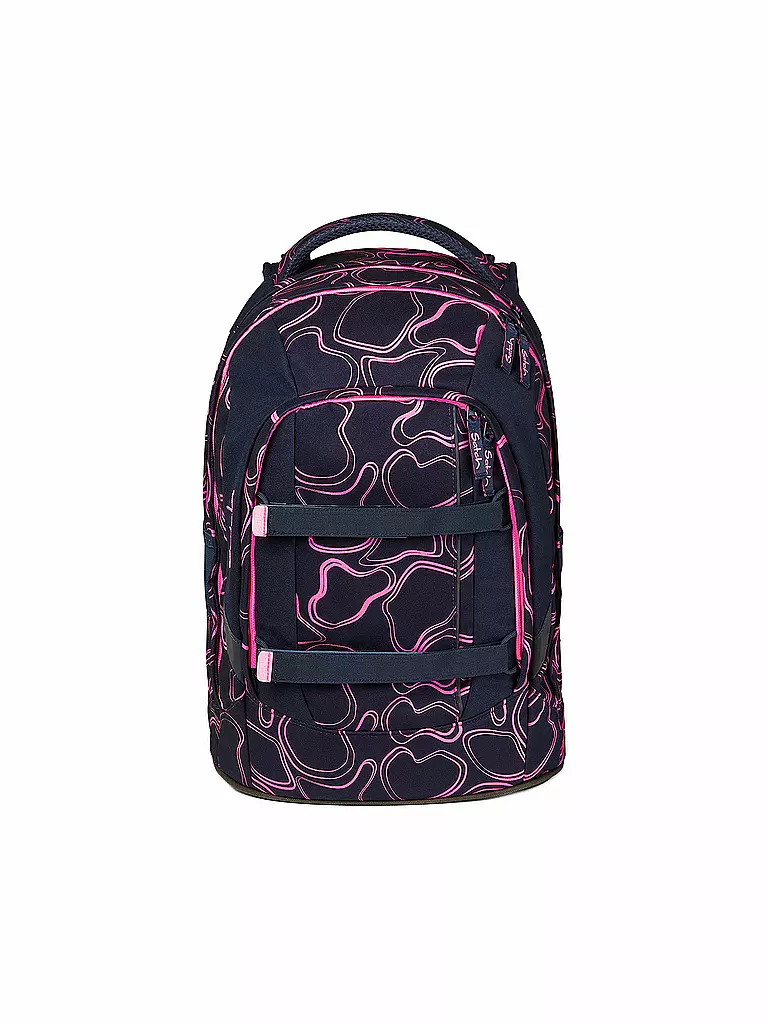 SATCH | Schulrucksack Pack - Rose Suprême | Bleu foncé