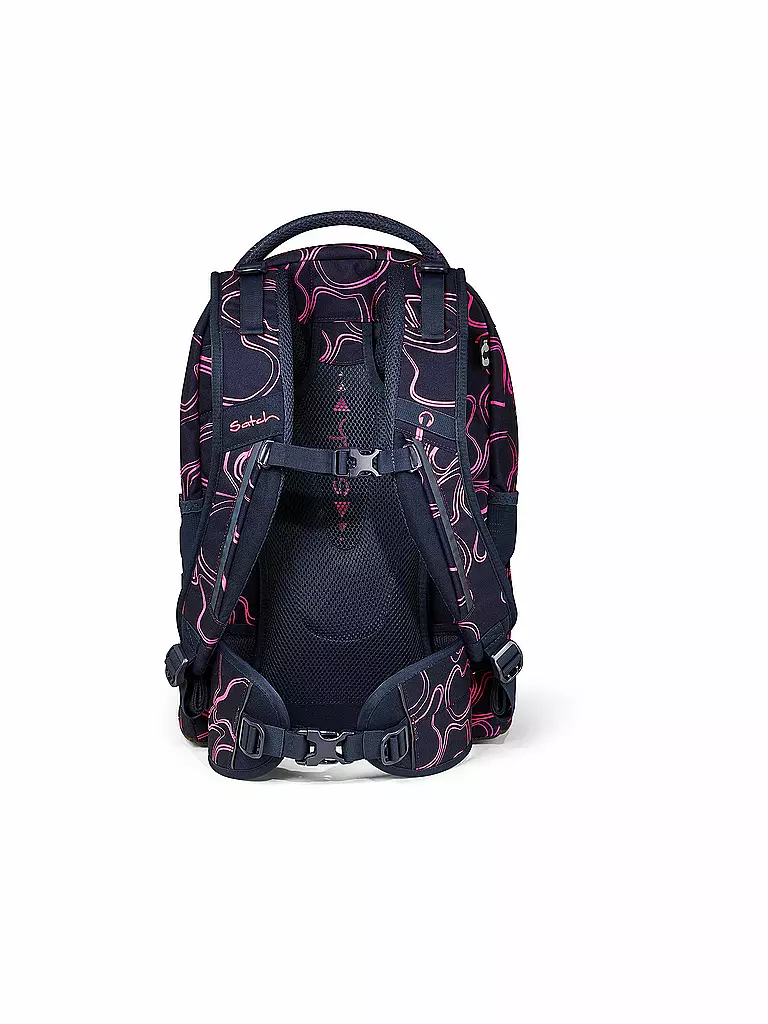 SATCH | Schulrucksack Pack - Rose Suprême | Bleu foncé