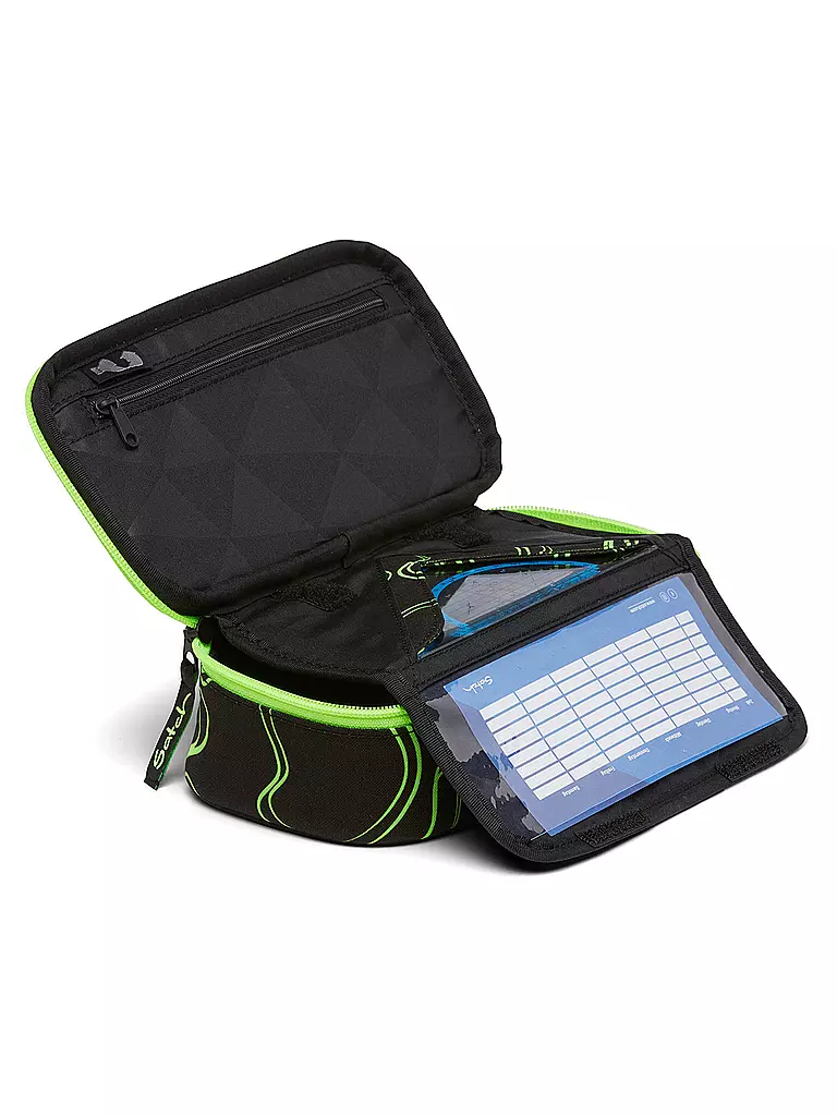 SATCH | Trousse - Schlamperbox Green Supreme | Noir
