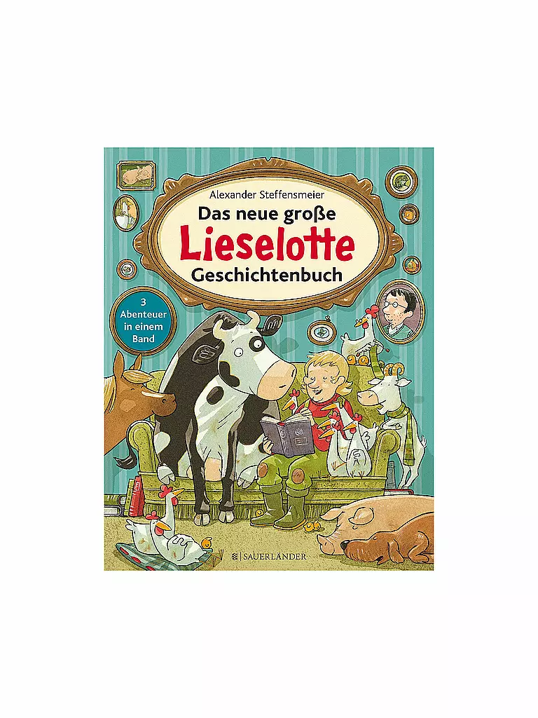 SAUERLAENDER VERLAG | Livre - Le nouveau grand livre d'histoires de Lieselotte (édition reliée) | Aucune couleur