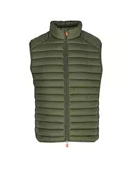 SAVE THE DUCK | Gilet matelassé ADAM | Olive
