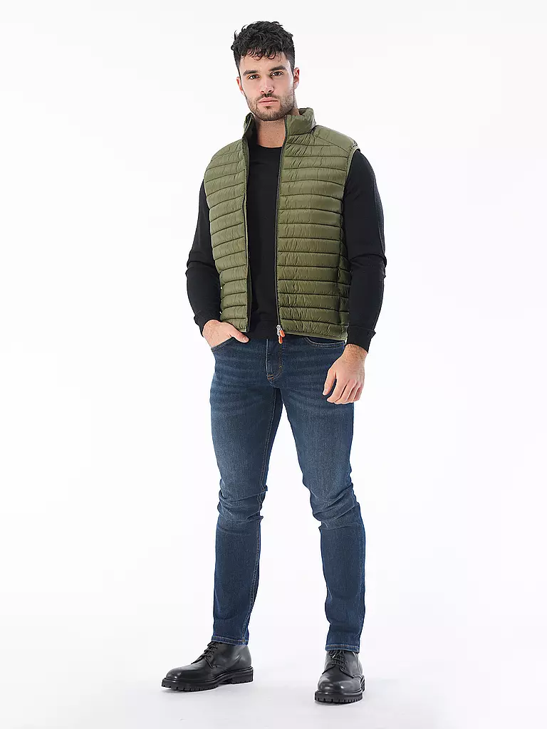 SAVE THE DUCK | Gilet matelassé ADAM | Olive