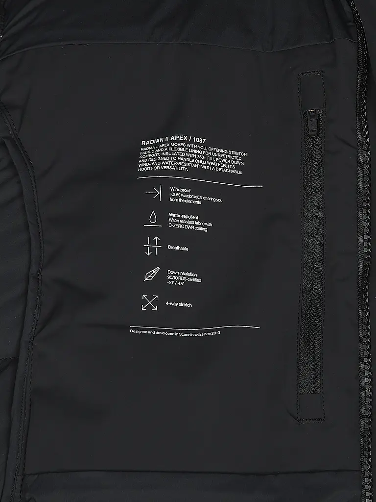 SCANDINAVIAN EDITION | Parka en duvet RADIAN II APEX | Gris