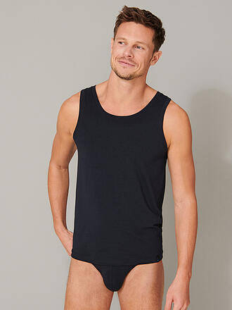 SCHIESSER | Débardeur LONG LIFE SOFT bleu-noir