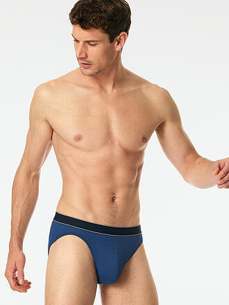 SCHIESSER | Slip Rio bleu foncé