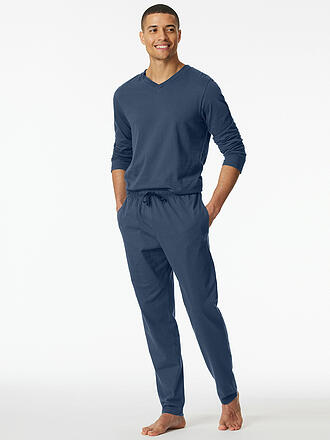 SCHIESSER | Pyjama Hose MIX + RELAX royal