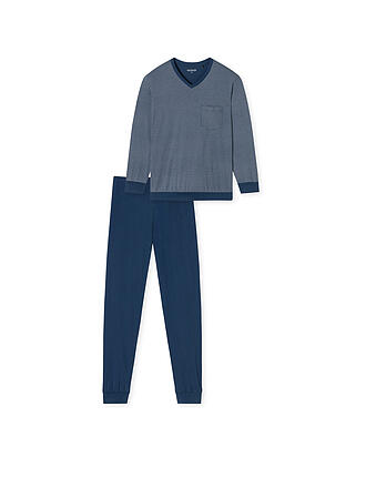 SCHIESSER | Pyjama bleu