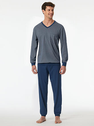 SCHIESSER | Pyjama bleu