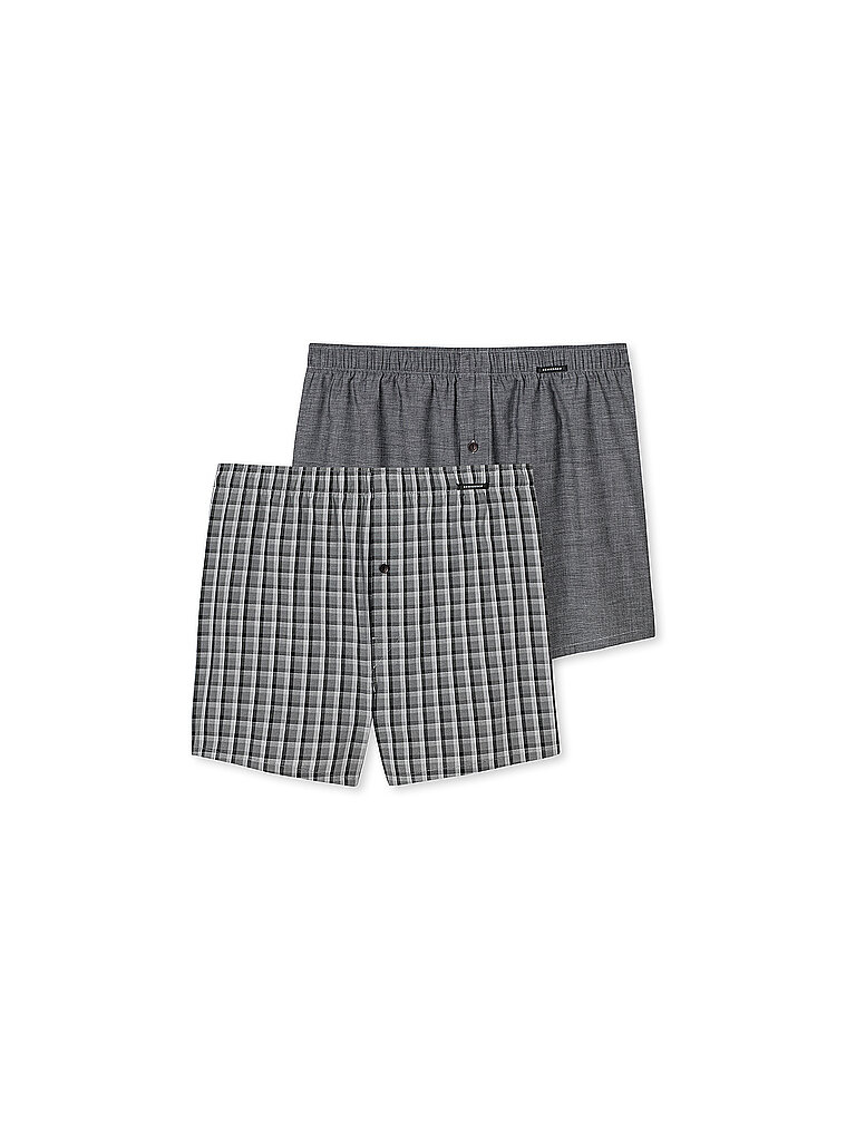 Caleçons lot de 2 noir gris S