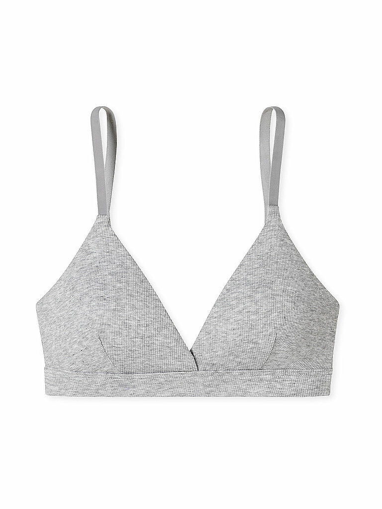 Soutien-gorge avec coussinets amovibles RIB gris chiné gris clair 85B