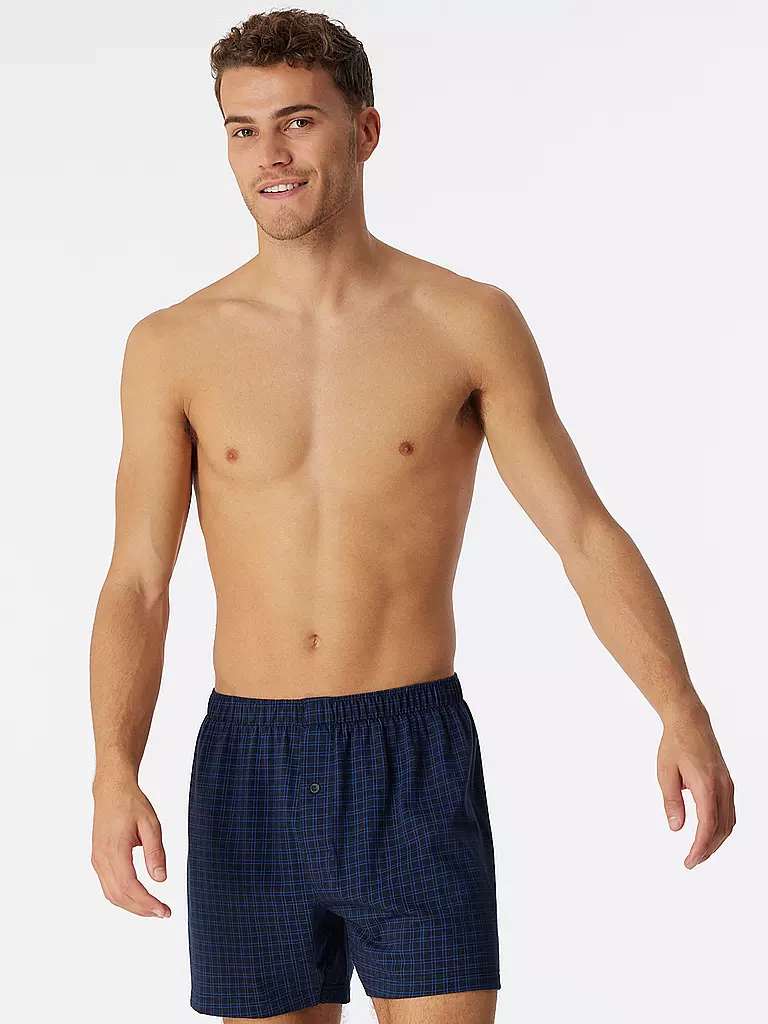SCHIESSER | Boxer NOS bleu foncé | blau