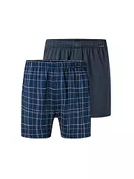 SCHIESSER | Boxershorts 2er Pkg. sortiert 8 | Bleu