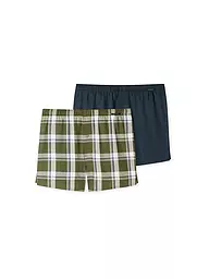 SCHIESSER | Boxershorts lot de 2 assortis 4 | Olive