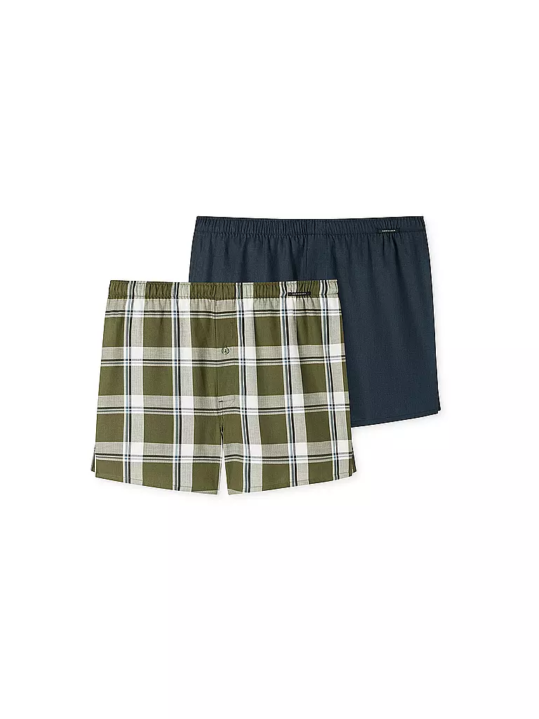 SCHIESSER | Boxershorts lot de 2 assortis 4 | olive