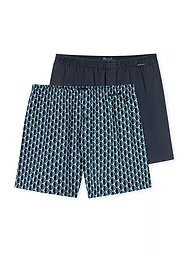SCHIESSER | Boxershorts Lot de 2 assortis 8 | Bleu
