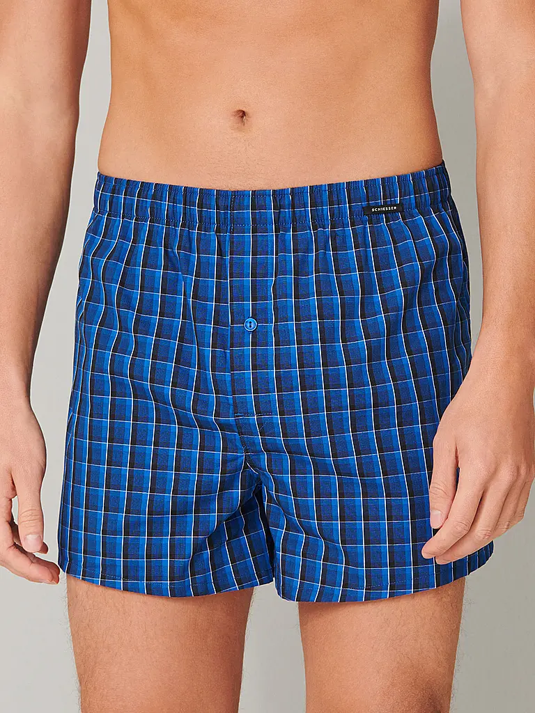 SCHIESSER | Boxershorts lot de 2 royal | 