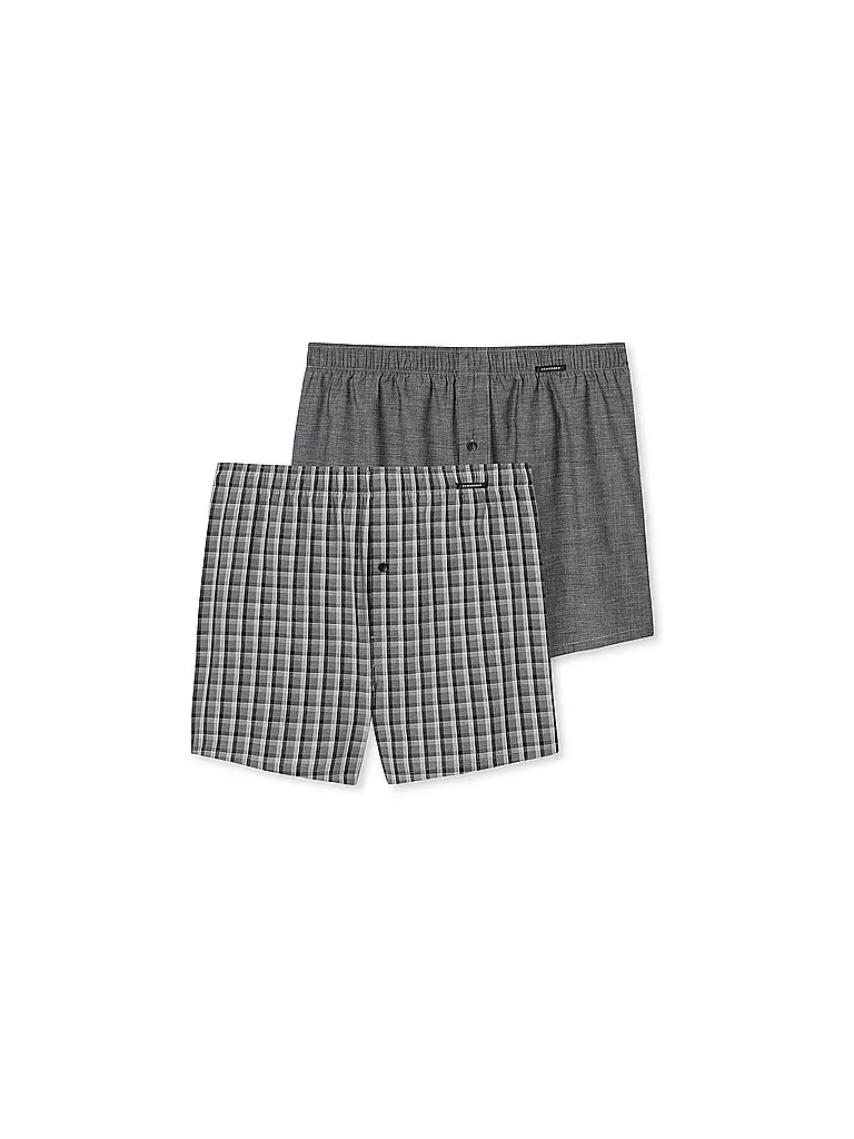 SCHIESSER | Boxershorts lot de 2 | Gris