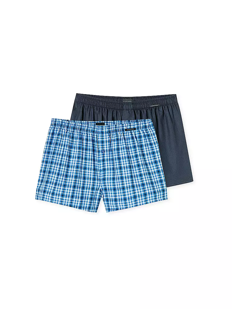 SCHIESSER | Boxershorts lot de 2 | blau