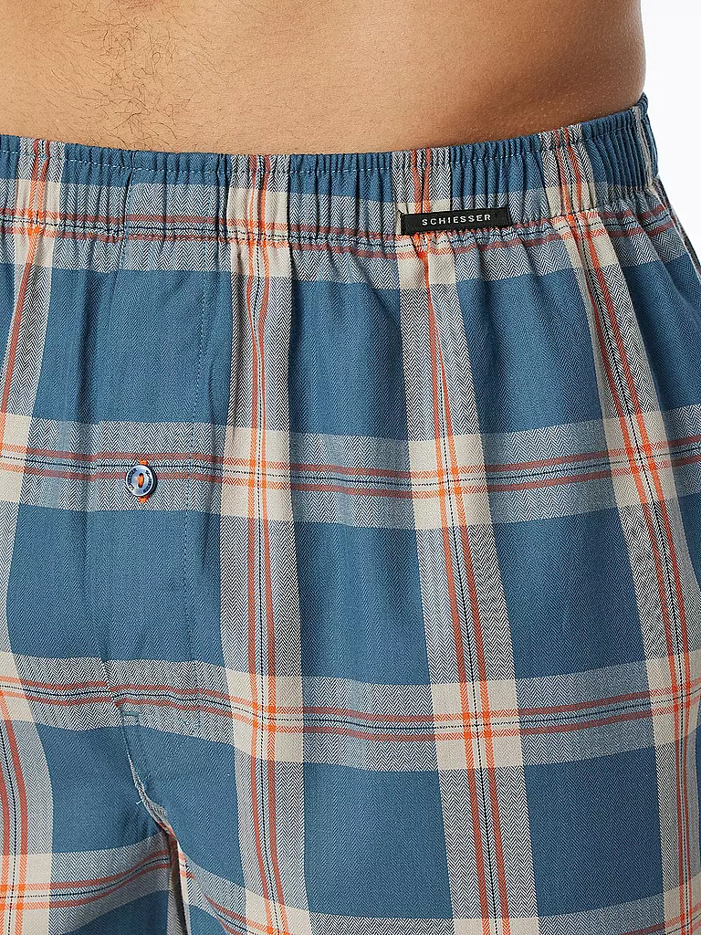 SCHIESSER | Boxershorts lot de 2 | Bleu
