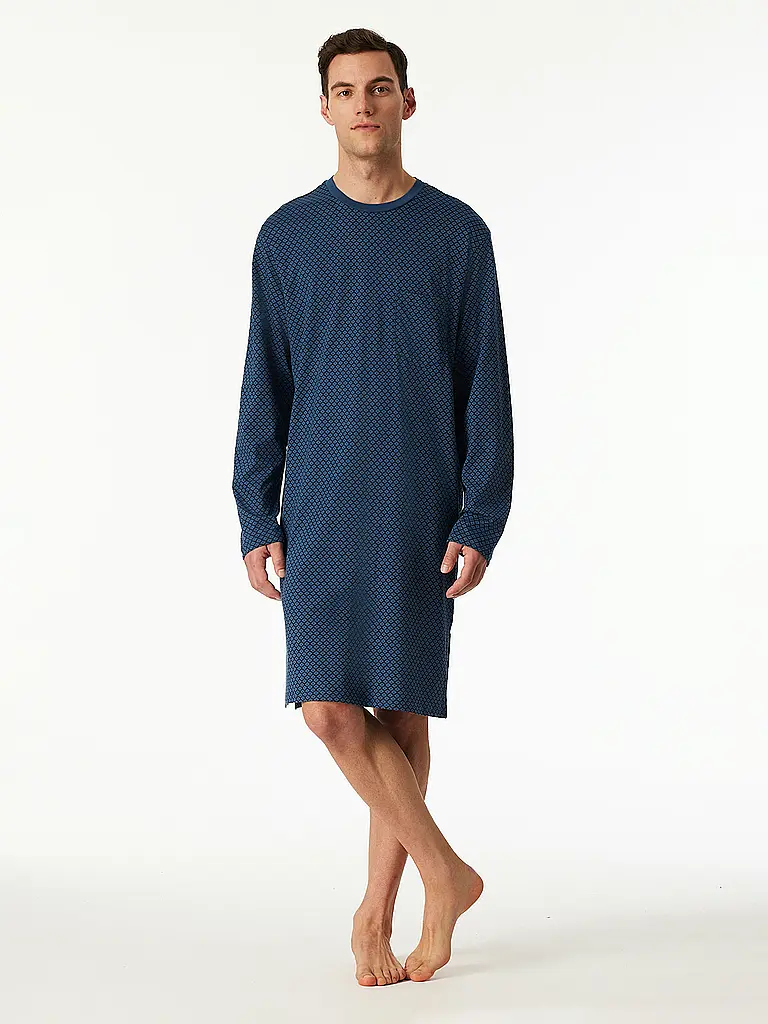 SCHIESSER | Chemise de nuit | Bleu