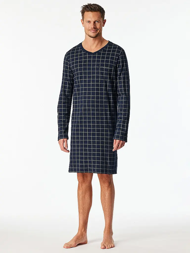 SCHIESSER | Chemise de nuit | Bleu