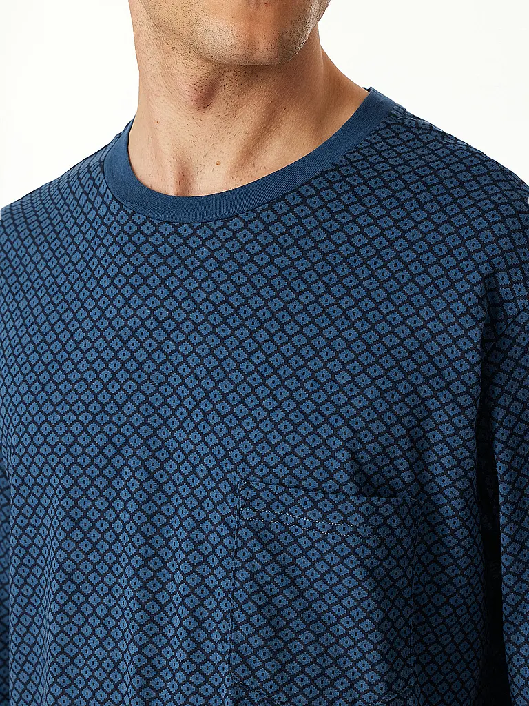 SCHIESSER | Chemise de nuit | Bleu