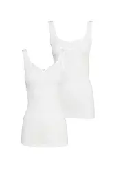 SCHIESSER | Débardeur lot de 2 | Blanc