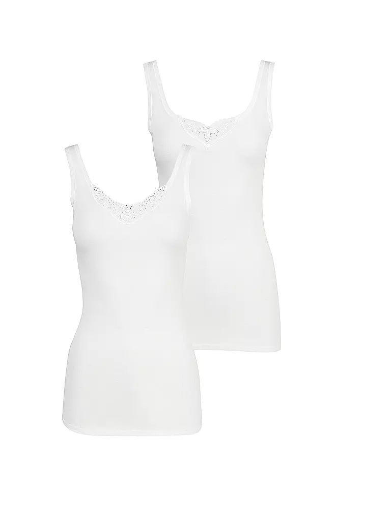 SCHIESSER | Débardeur lot de 2 | weiss