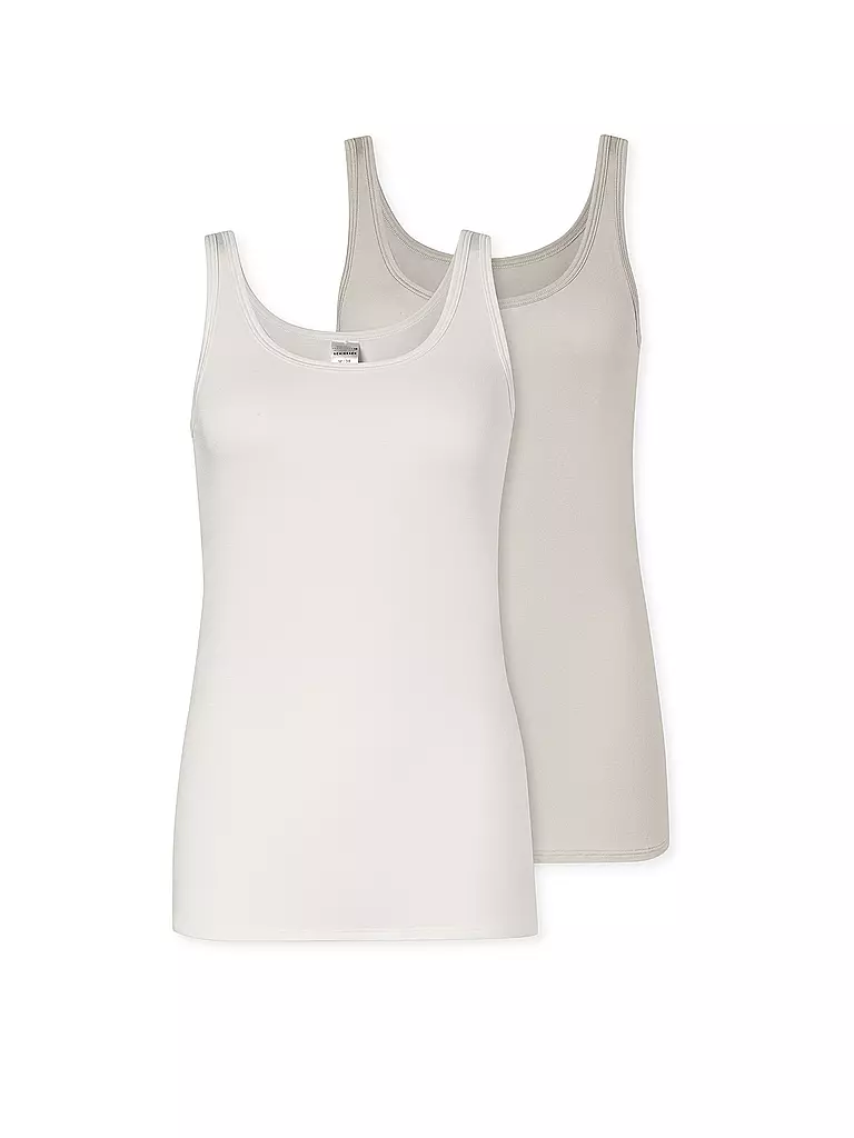 SCHIESSER | Lot de 2 débardeurs assortis 4 | Beige